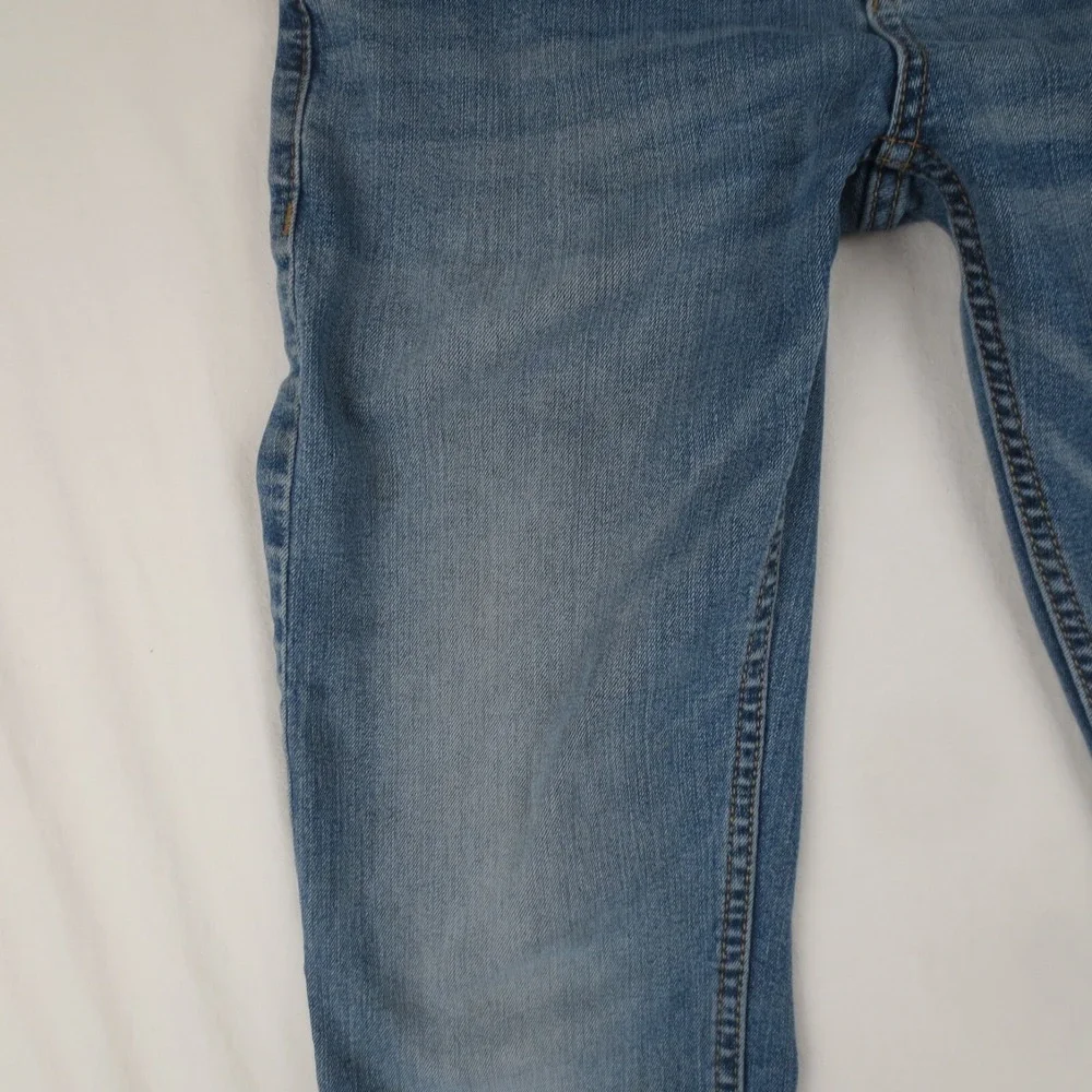 Levis 510 Jeans Girls 16 Reg (Actual 28x29) Blue Skinny Fit Stretch Light Denim